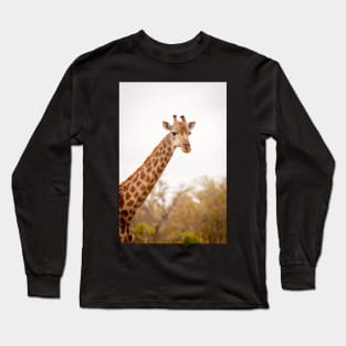 Head shot of a giraffe Long Sleeve T-Shirt